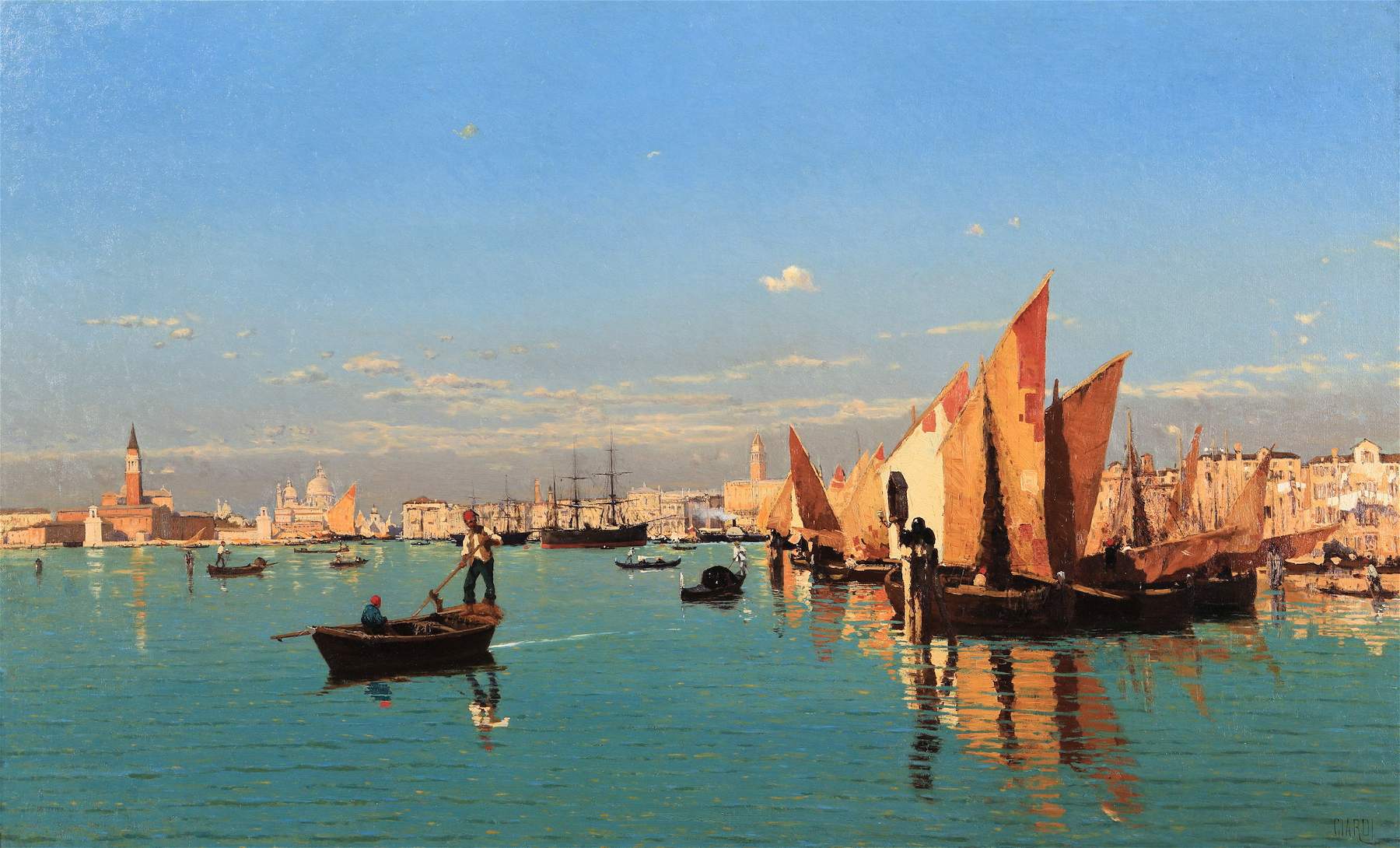 The myth of Venice on display in Novara: exhibition with works from Hayez to Ciardi