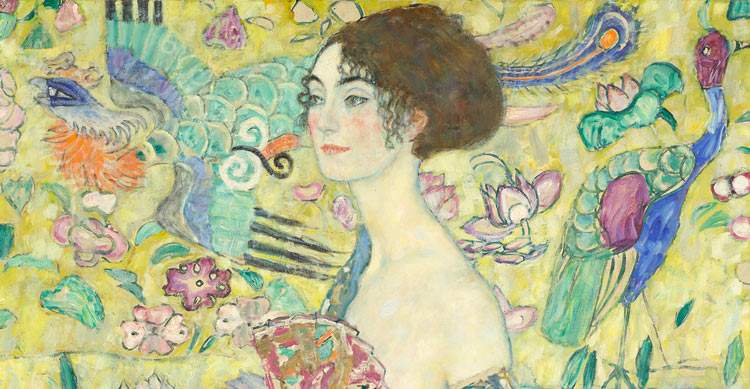 Exceptionnel chez Sotheby's, le dernier portrait de Klimt est mis aux enchères : la dame à l'éventail.