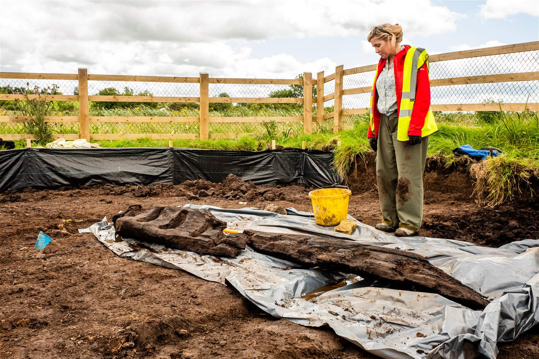 Ireland, rare 1,600-year-old wooden pagan idol discovered in a bog