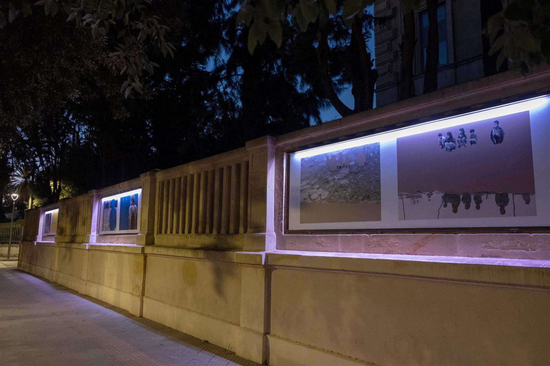Au musée Castromediano de Lecce, l'installation d'Alec von Bargen dédiée aux sans-abri.
