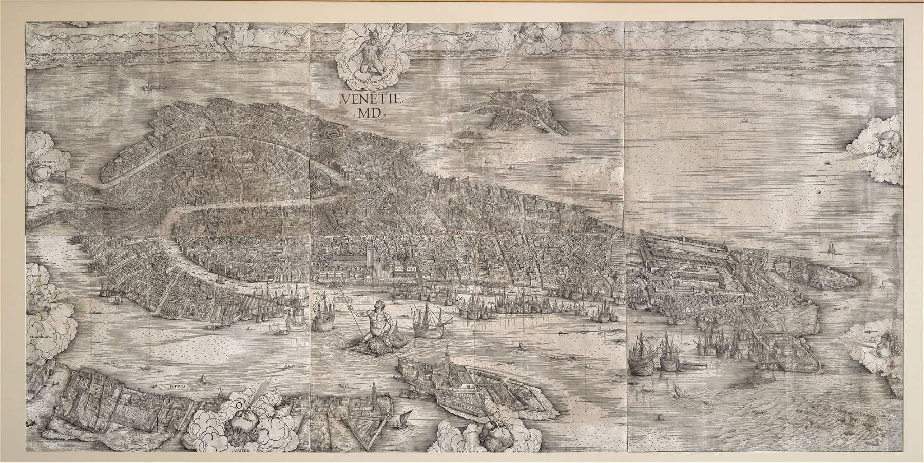 Ein außergewöhnliches Kunststück zwischen Kunst und Kartografie: Jacopo de' Barbaris Karte von Venedig