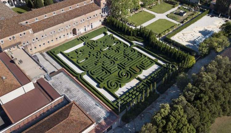 Venice, Borges Labyrinth opens to the public for the first time on the Island of San Giorgio Maggiore