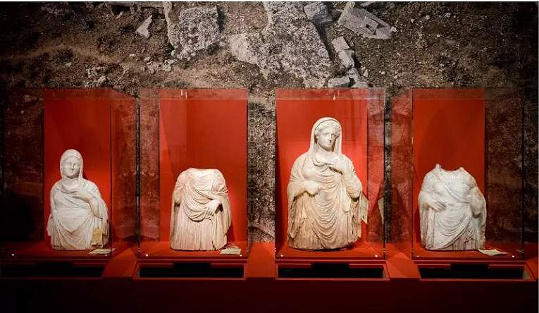 The Louvre against illicit trafficking: sculptures from Libya and Syria on display