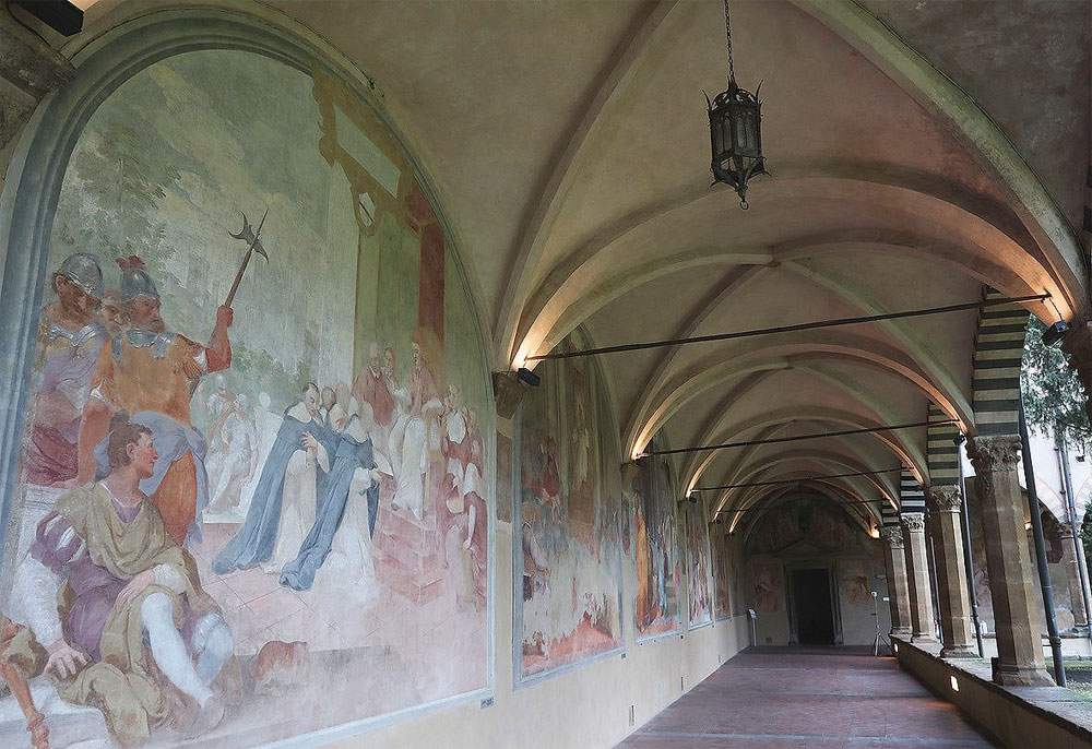 Santa Maria Novella, restored the lunettes of the Great Cloister damaged by the 1966 flood