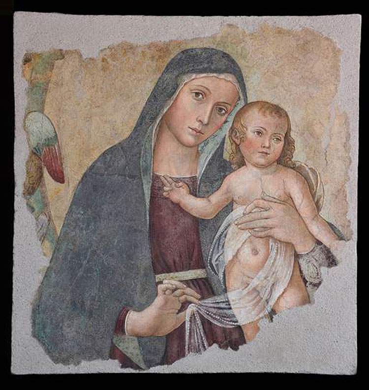Turin, Antoniazzo Romano's Madonna of the Parturients on display from the Vatican 