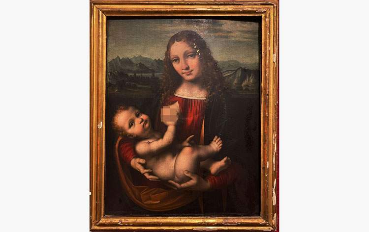 Milan, rare painting by Marco d'Oggiono stolen 70 years ago returns to Pinacoteca Ambrosiana