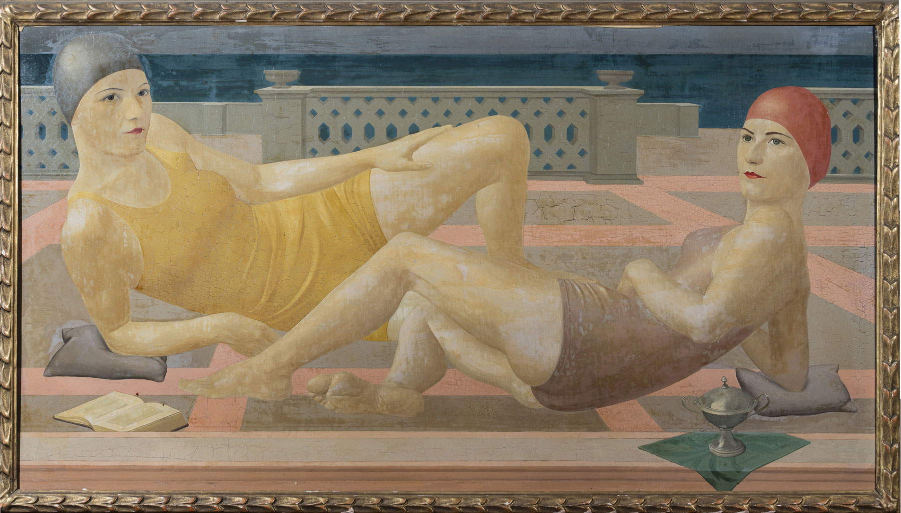 Mario Broglio, The Novel (Oil on panel; private collection) Mario Broglio, The Novel (Oil on panel; private collection)