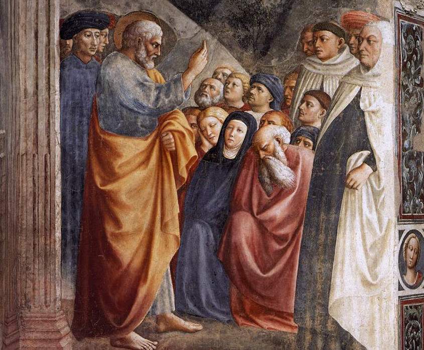 Florence, échafaudage à la chapelle Brancacci pour admirer les fresques de près pour la première fois