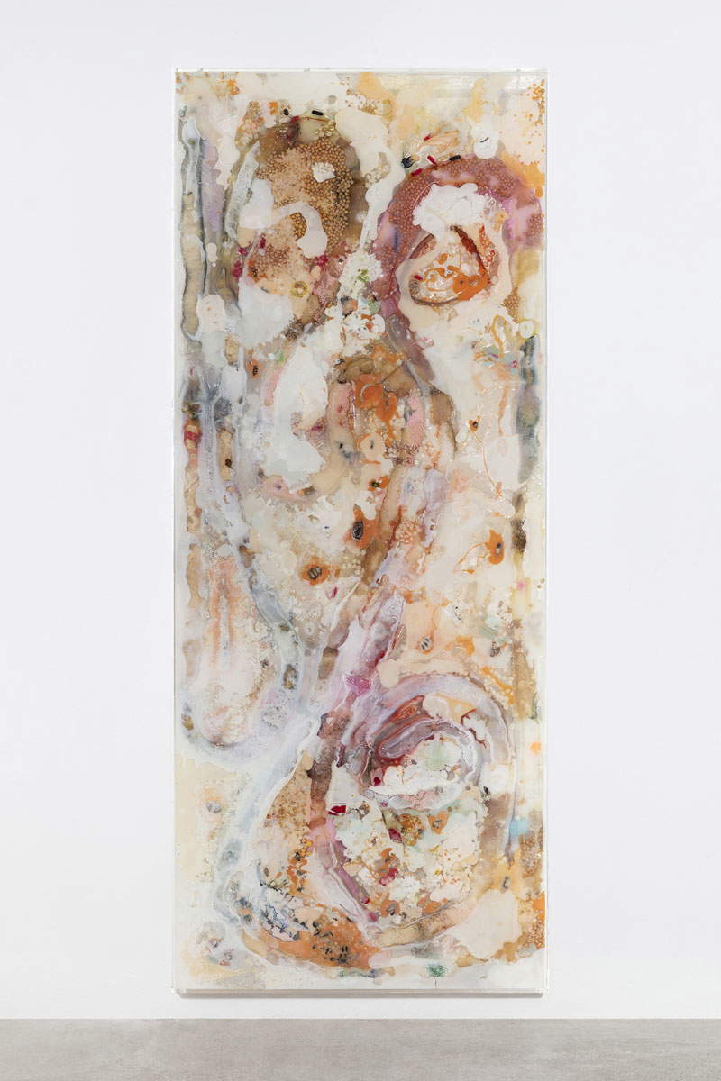 Mimosa Echard, Un bout de toi, Salomon (2020; mixed media, 200 x 80 x 6 cm)