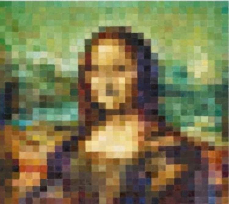 Gus Van Sant's deconstructed Mona Lisa on display in St. Moritz