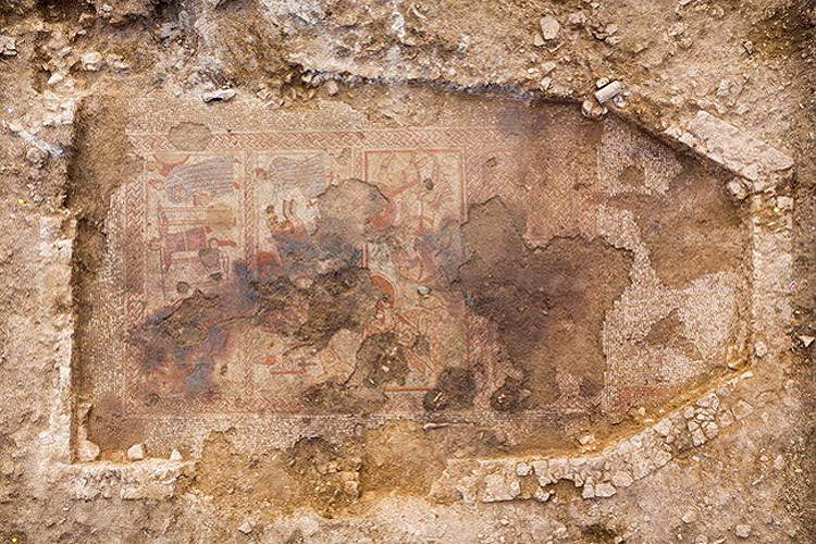 Il mosaico nella sua interezza