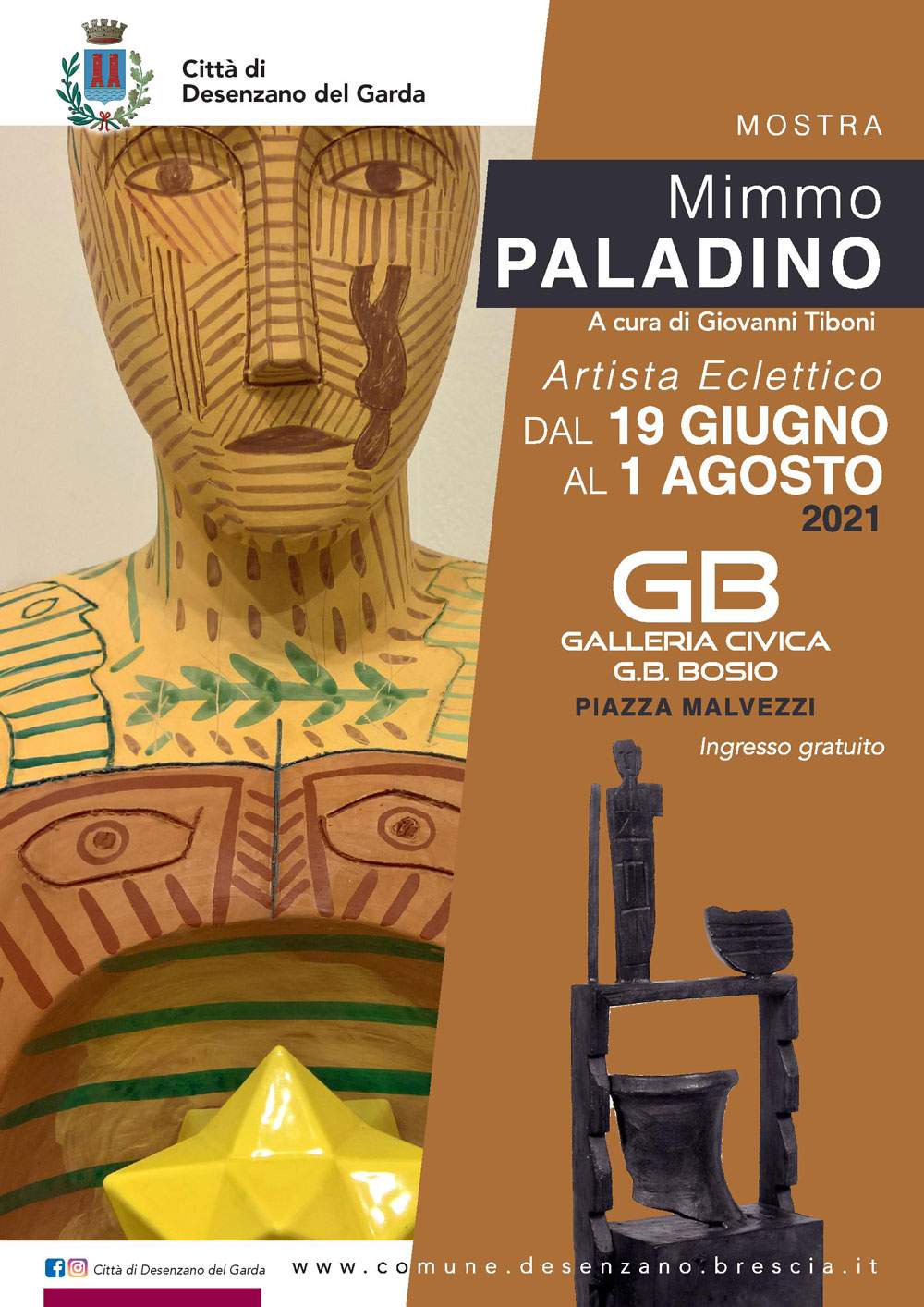 Mimmo Paladino's eclecticism on display at the Desenzano Civic Gallery 