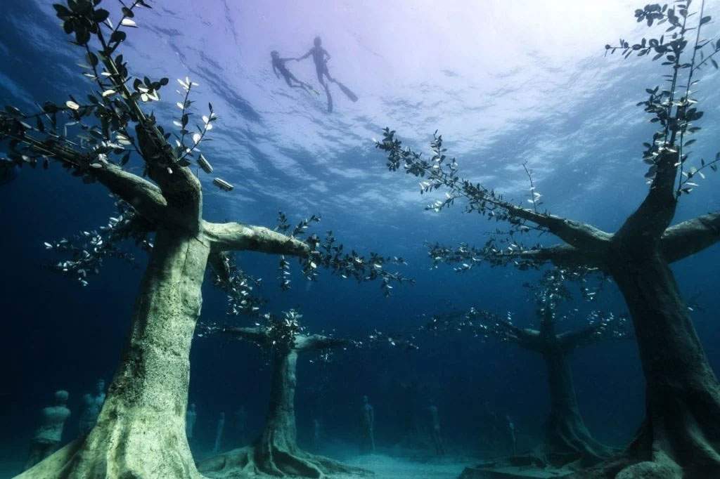 A forest of underwater sculptures in Cyprus: it's the latest work by Jason deCaires Taylor