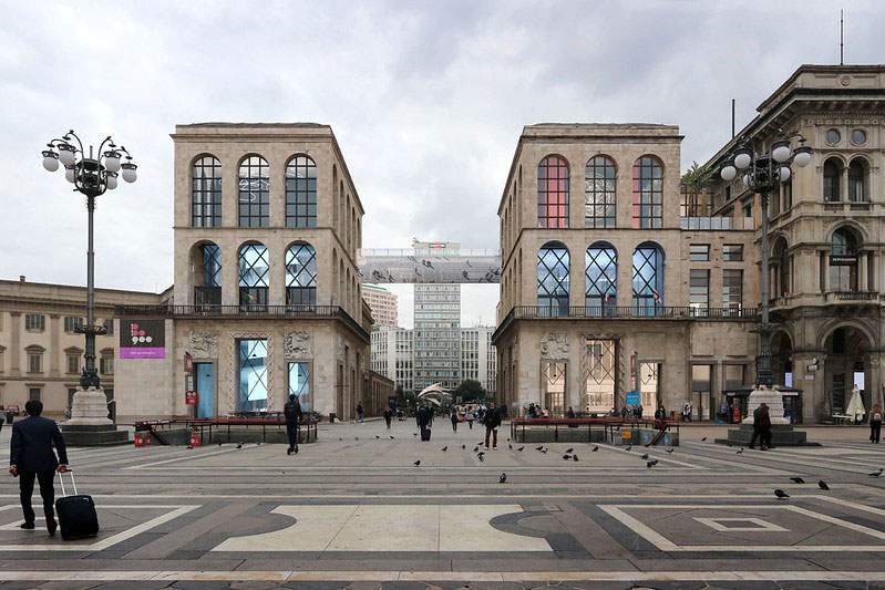 Milan, an aerial walkway will be created between the two bodies of the Museum of the Twentieth Century