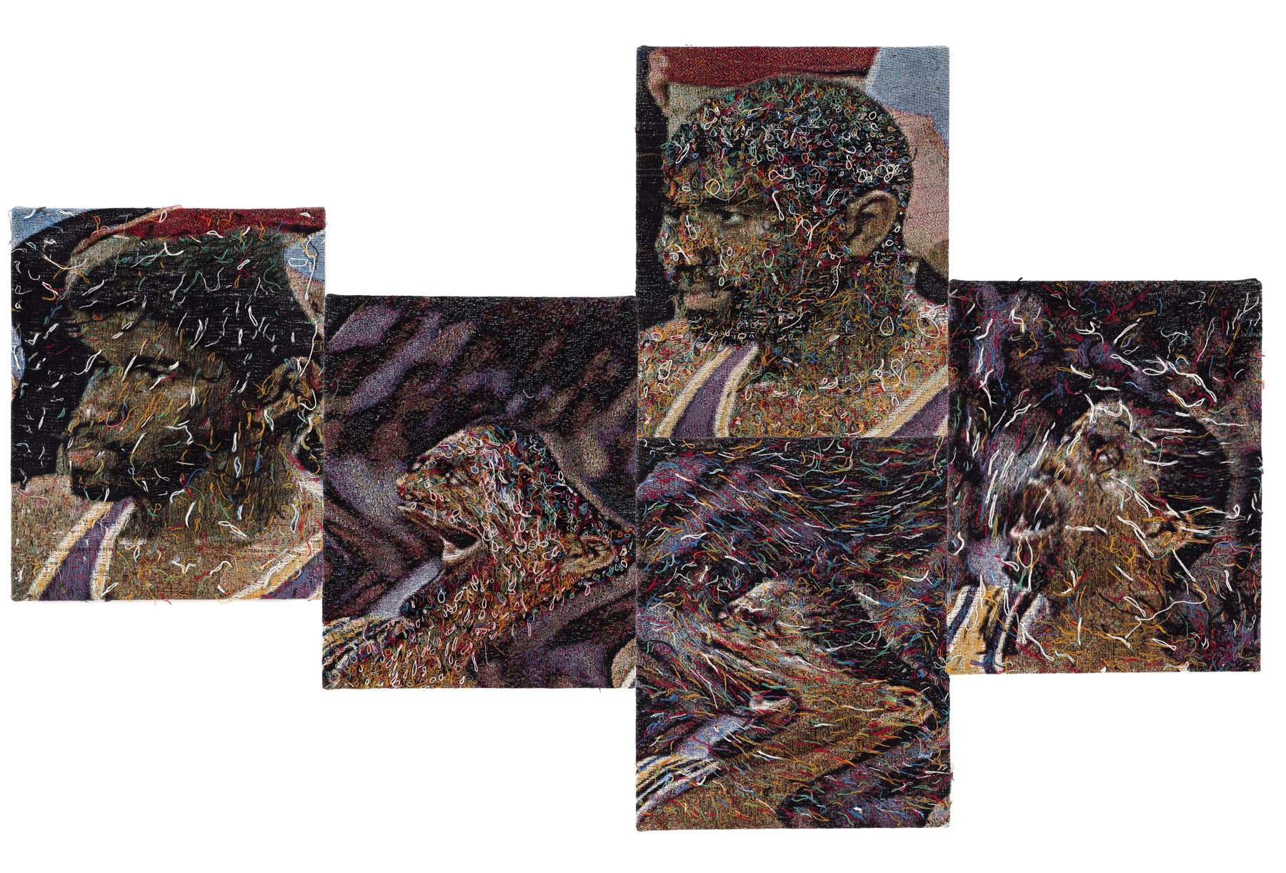 Exposition des tapisseries de Noel W. Anderson à Milan. Anderson sur le récit déformé de l'identité noire