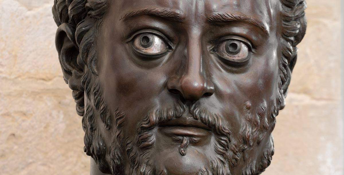 Cosimo I's ice eyes resurface. Restoration reveals silver used by Cellini