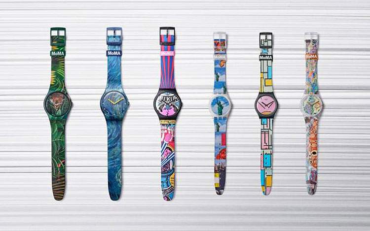 Masterpieces... on the wrist: watch line reinterprets famous MoMA works, from Van Gogh to Klimt 
