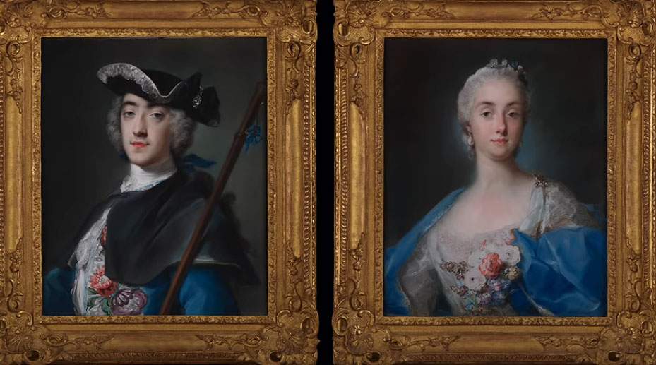 Two portraits of Rosalba Carriera enter the Frick Collection, and one hides a holy card