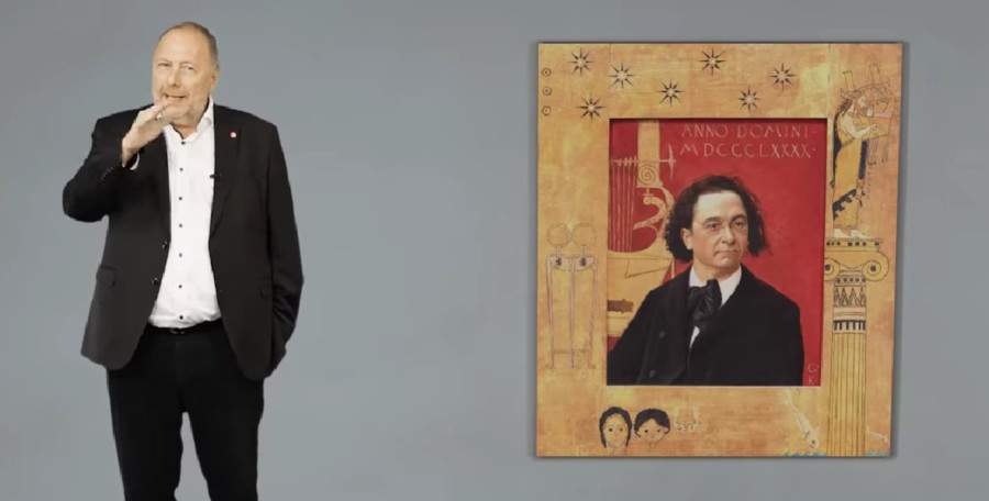 Peter Assmann raconte le Portrait de Josef Pembauer de Gustav Klimt 