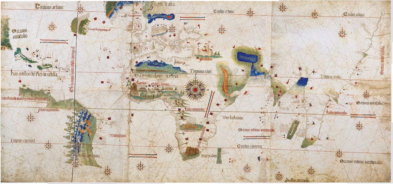 Milan, Italy, found in 1340 manuscript a mention of America 150 years before Columbus