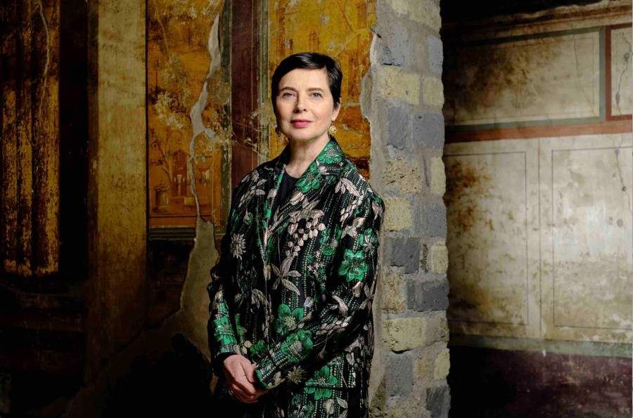 Coming to theaters a docu-film on Pompeii. Featuring Isabella Rossellini