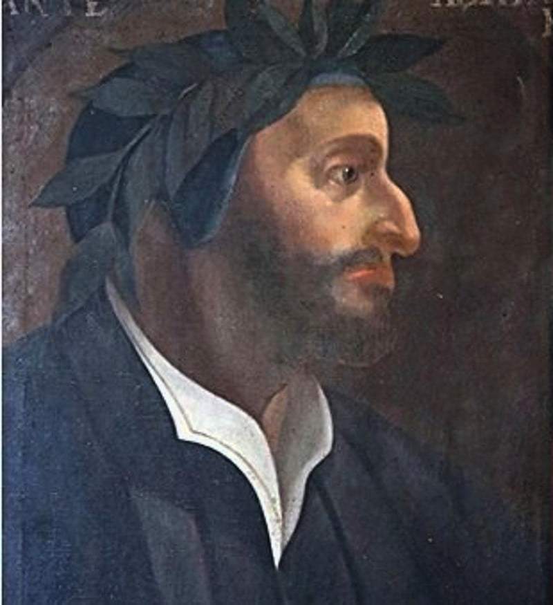 Orvieto celebra il Dantedì con questo singolare ritratto di Dante barbuto