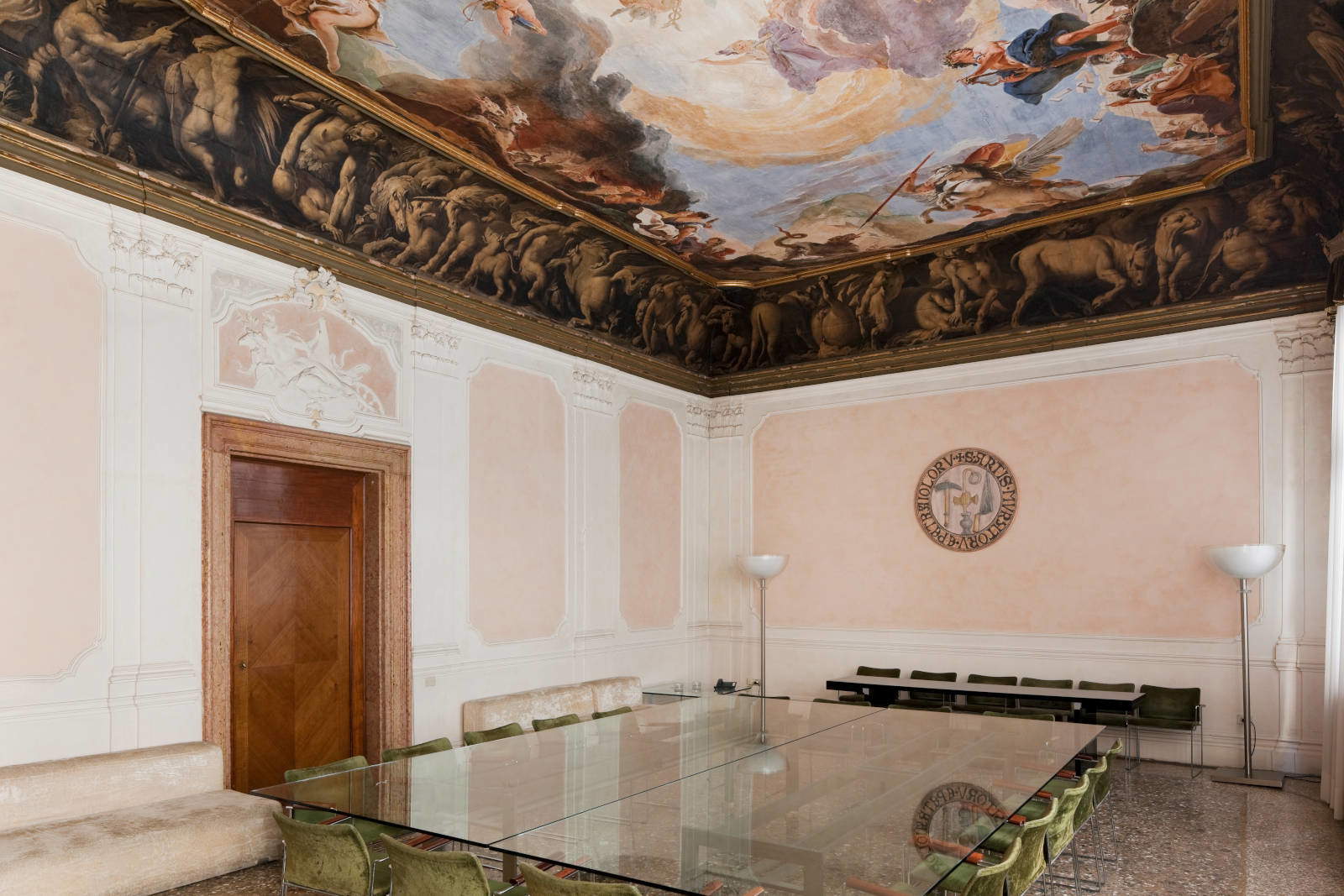 Der Salon auf dem Piano Nobile des Palazzo Sandi Der Salon auf dem Piano Nobile des Palazzo Sandi