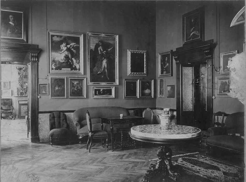 Salon de la Villa Piccinelli à Seriate, début du 20e siècle Salon de la Villa Piccinelli à Seriate, début du 20e siècle