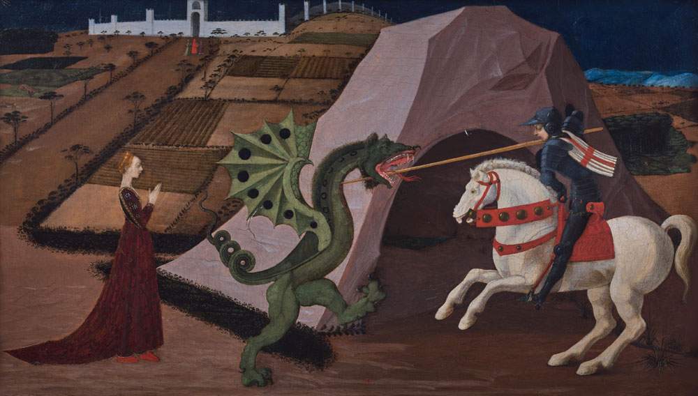 Reopening with special guest at Palazzo Cini: Paolo Uccello's St. George and the Dragon