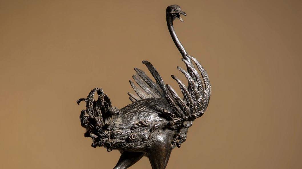 Vente record de l'autruche de l'atelier de Giambologna : 1,8 million de livres sterling