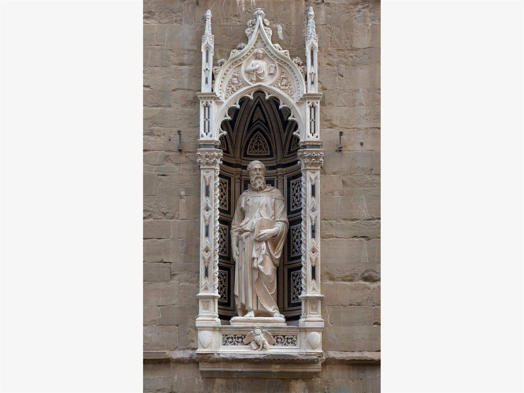 Florence, restored Tabernacle of the Linaioli in Orsanmichele