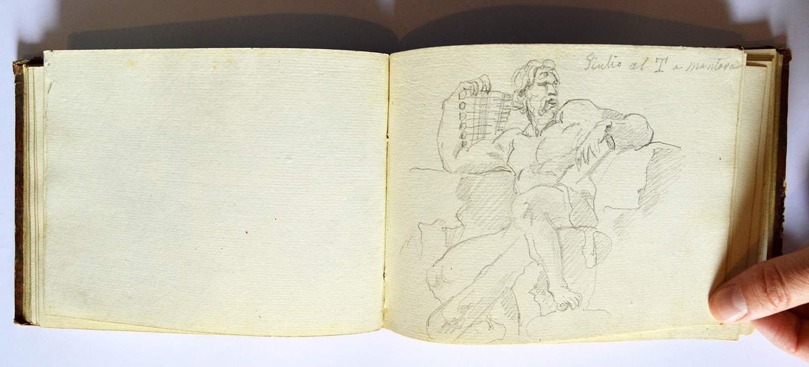 Mantua, precious 19th century notebook donated to Ducal Palace: who will be the author?
