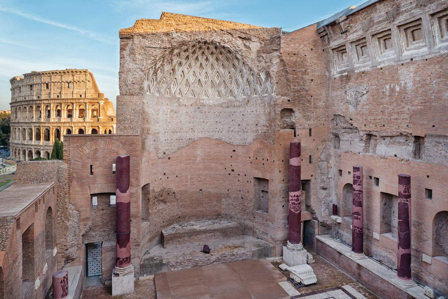 The restoration of the Temple of Venus, the largest building in ancient Rome, ends