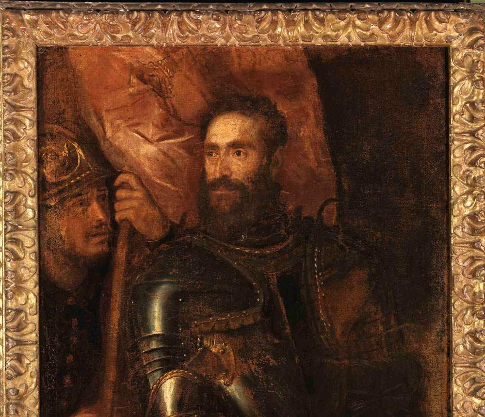 A portrait of Titian at the first Culture G20 in Rome