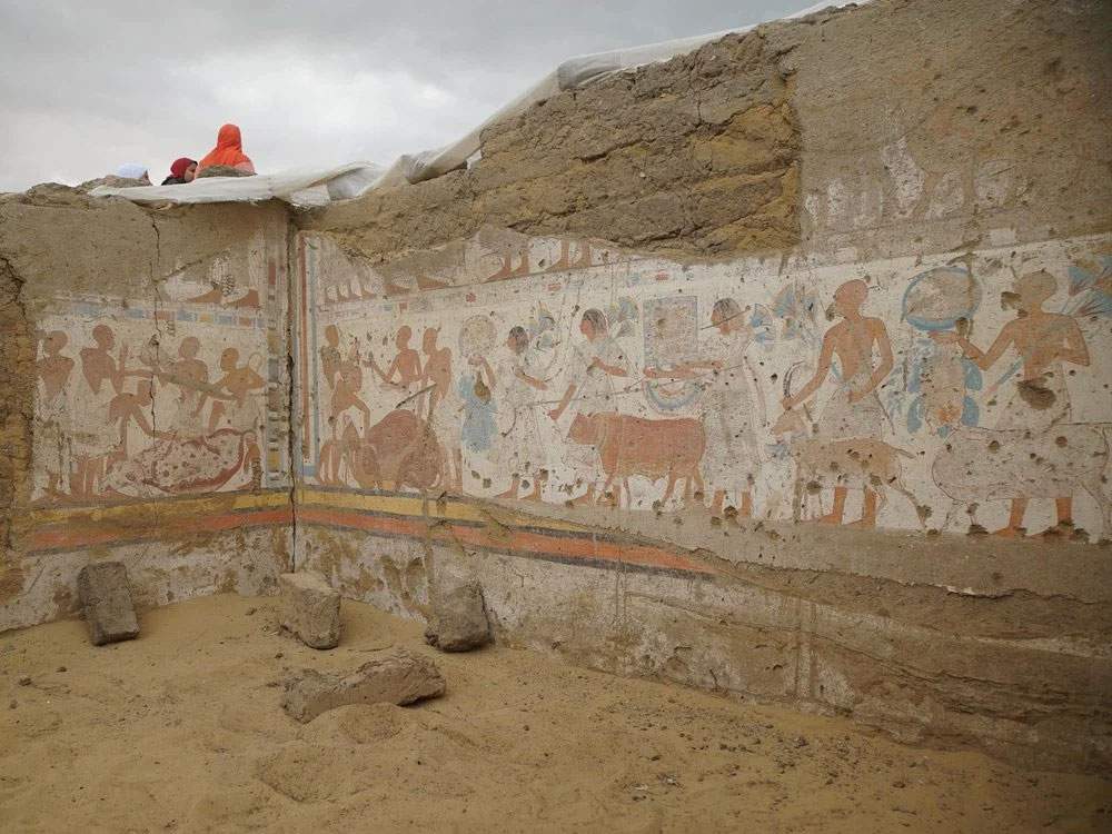 Egitto, scoperta a Saqqara la tomba del tesoriere di Ramses II 