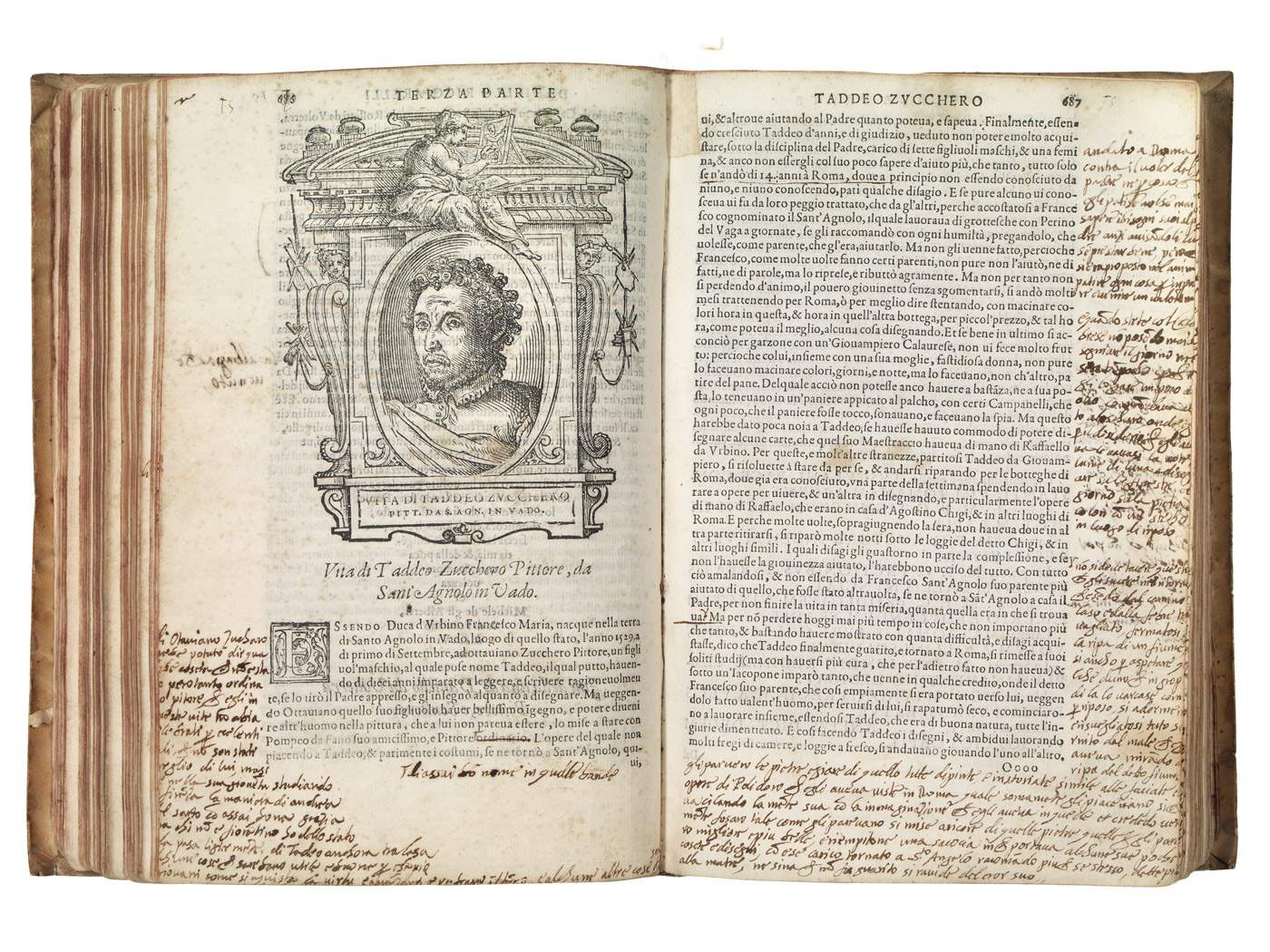 Rare first edition of Vasari's Lives at auction, with notes by Federico Zuccari 