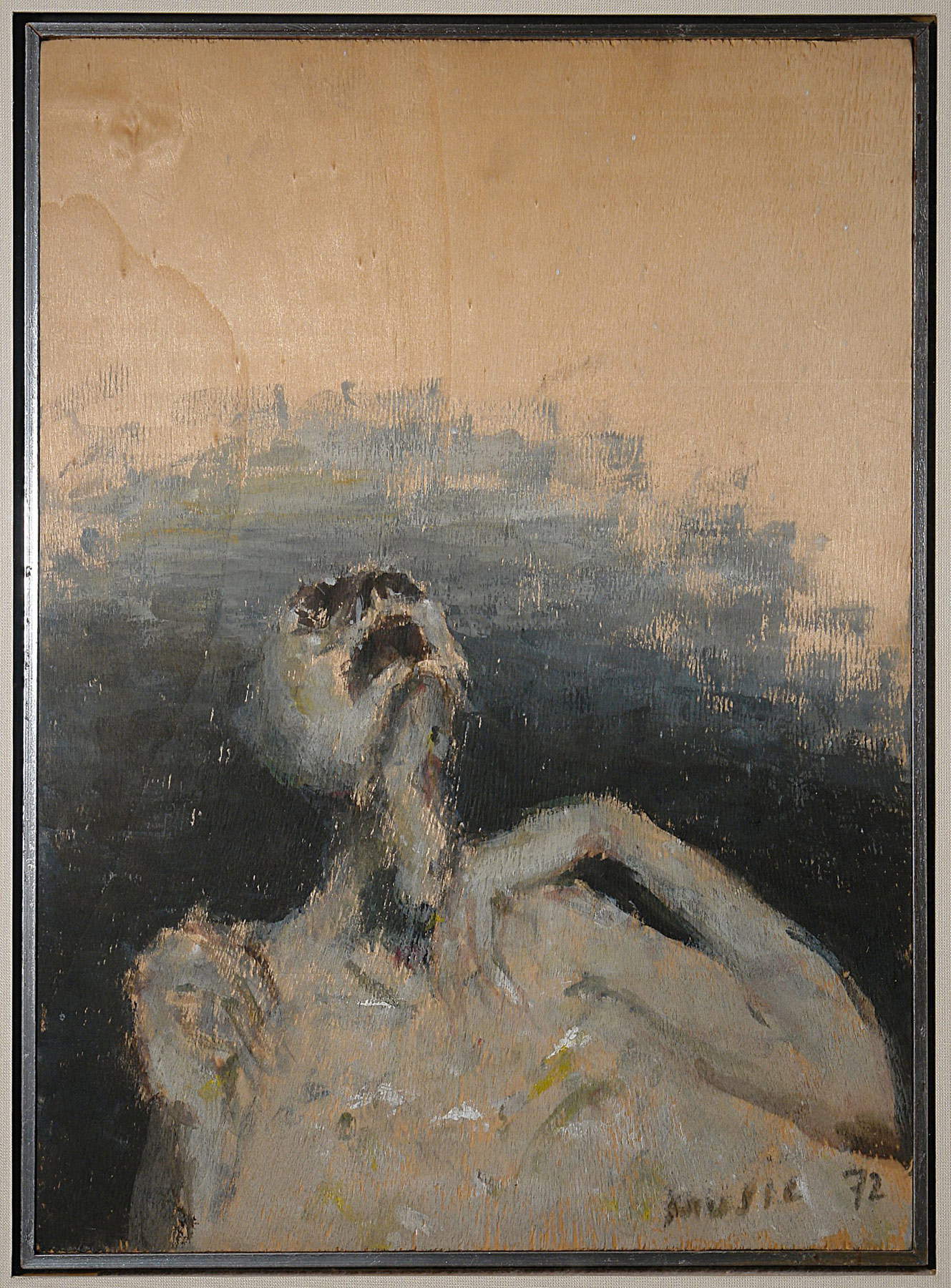 Zoran MusiÄ, We Are Not the Last (1972; oil on wood panel, 40 x 29 cm) Zoran MusiÄ, We Are Not the Last (1972; oil on wood panel, 40 x 29 cm)