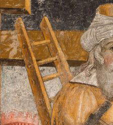 Milan, 15th century frescoes of Santa Chiara on display, never before shown to the public