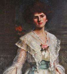 Abano Terme, Cesare Laurentis Dame vom See, ein illustrer Gast in der Villa Bassi Rathgeb, trifft ein