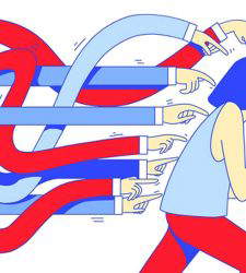 L'ironie de la vie quotidienne dans les illustrations d'Elena Xausa lors d'une exposition à Bassano del Grappa 