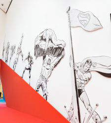 The great superheroes of Marvel and DC comics on display at PAFF with original plates