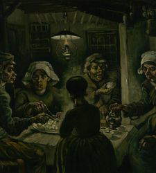 An exhibition-dossier on the Potato Eaters at the Van Gogh Museum in Amsterdam