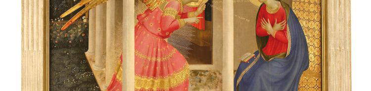 Beato Angelico's Annunciation of Cortona: divine light reflecting on earth