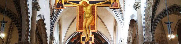 Giotto, das Kruzifix von Santa Maria Novella: der erste echte Christus am Kreuz in der italienischen Malerei