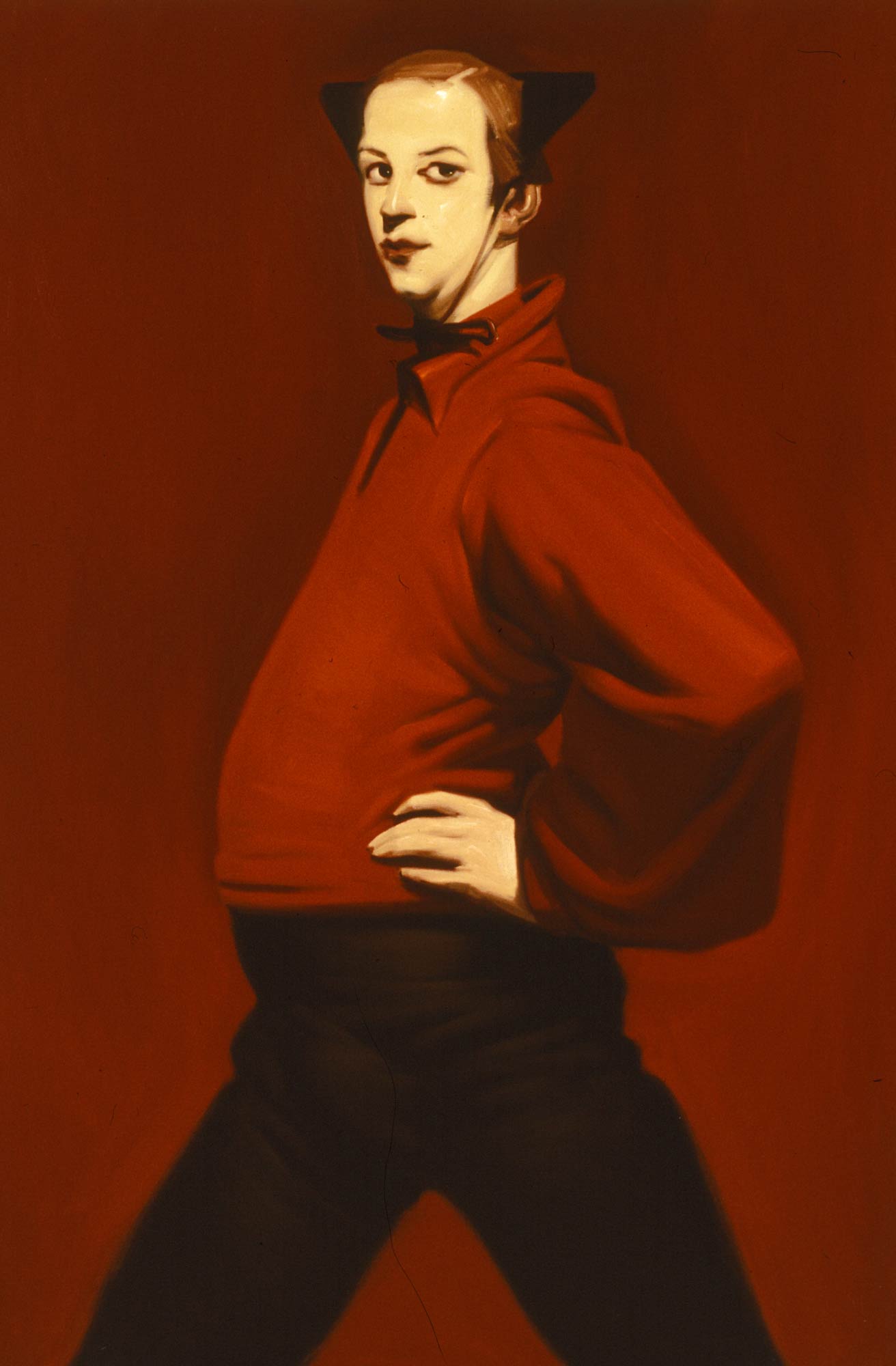 Wainer Vaccari, Girovago (1985; olio su tela, 80 x 120 cm; Svizzera, Collezione privata)
