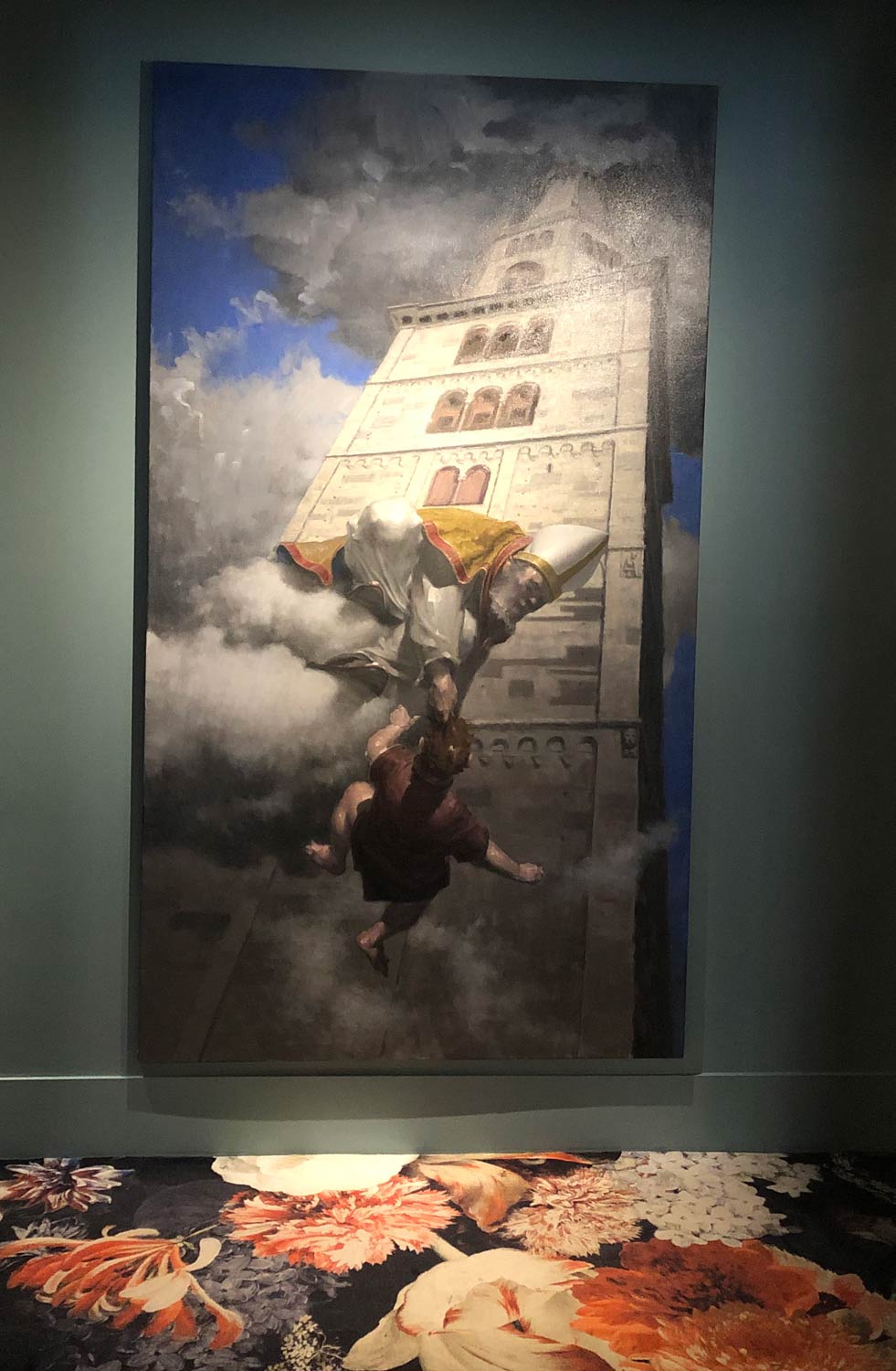 Wainer Vaccari, Miracolo di San Geminiano (2022; olio su tela; Modena, Osteria Francescana)
