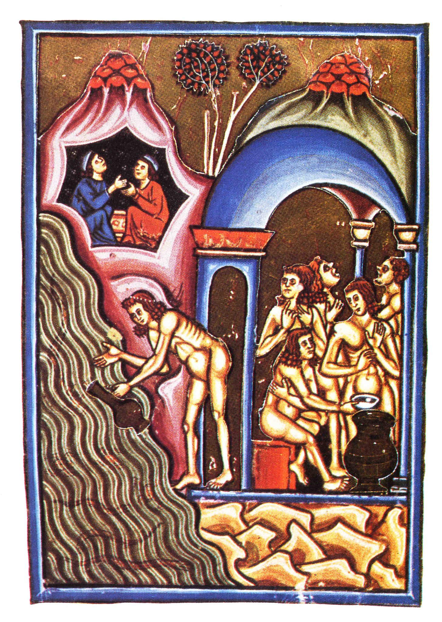 El Sudatorium de De Balneis Puteolanis (mediados del siglo XIII; pergamino; Roma Biblioteca Angelica, ms. 1474) El Sudatorium de De Balneis Puteolanis (mediados del siglo XIII; pergamino; Roma Biblioteca Angelica, ms. 1474)