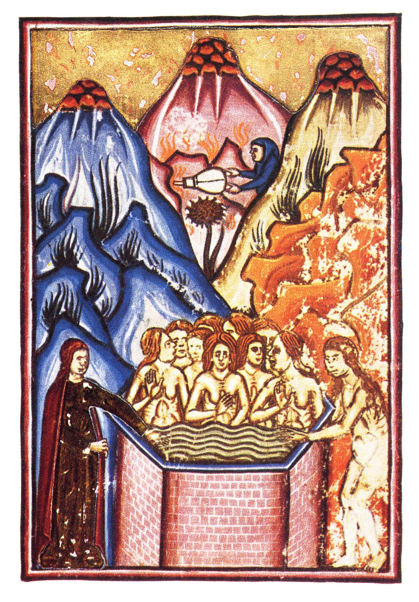 El Balneum Sulphetara de De Balneis Puteolanis (mediados del siglo XIII; pergamino; Roma Biblioteca Angelica, ms. 1474) El Balneum Sulphetara de De Balneis Puteolanis (mediados del siglo XIII; pergamino; Roma Biblioteca Angelica, ms. 1474)