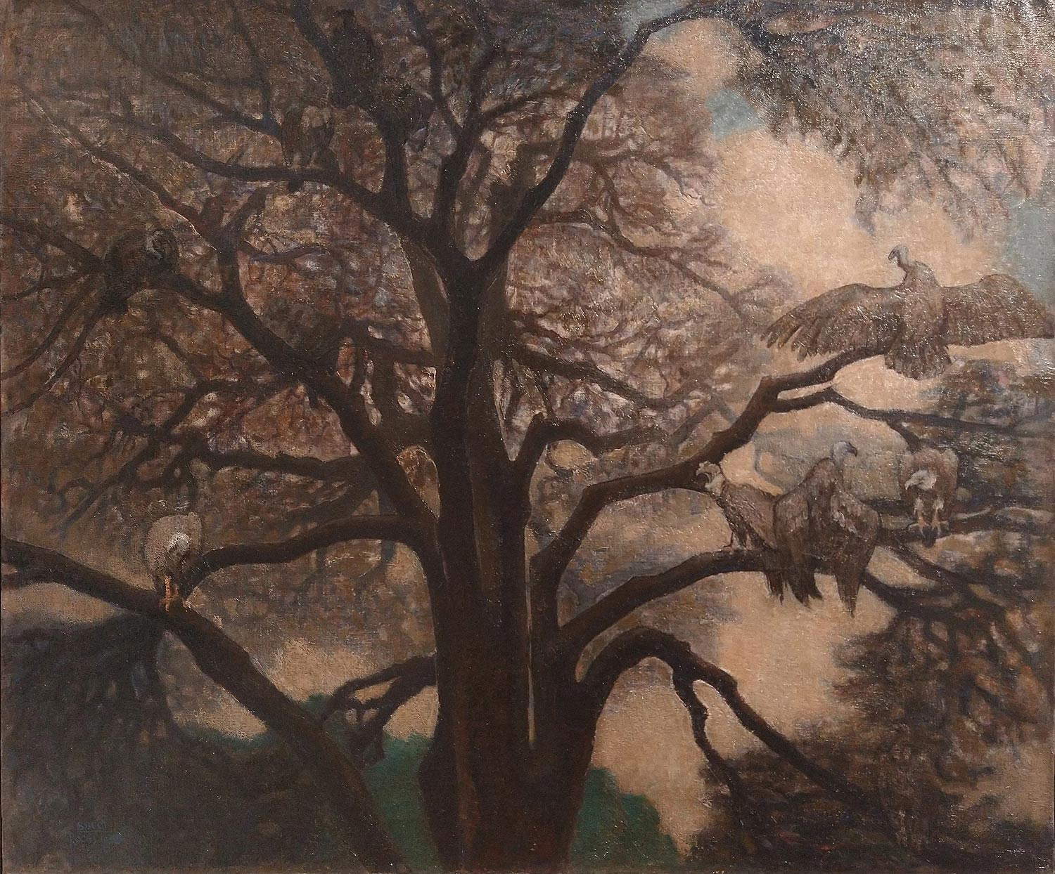 Anselmo Bucci, Cedro del Libano (1925; olio su tela, 100 x 120 cm; Collezione privata) Anselmo Bucci, Cedro del Libano (1925; olio su tela, 100 x 120 cm; Collezione privata)