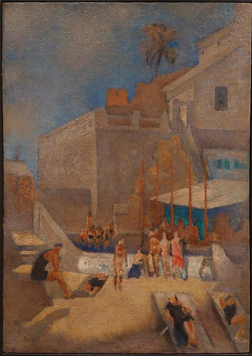 Anselmo Bucci, Il mio studio a Parigi (1935; olio su tela, 92 x 73 cm; Collezione privata) Anselmo Bucci, Il mio studio a Parigi (1935; olio su tela, 92 x 73 cm; Collezione privata)